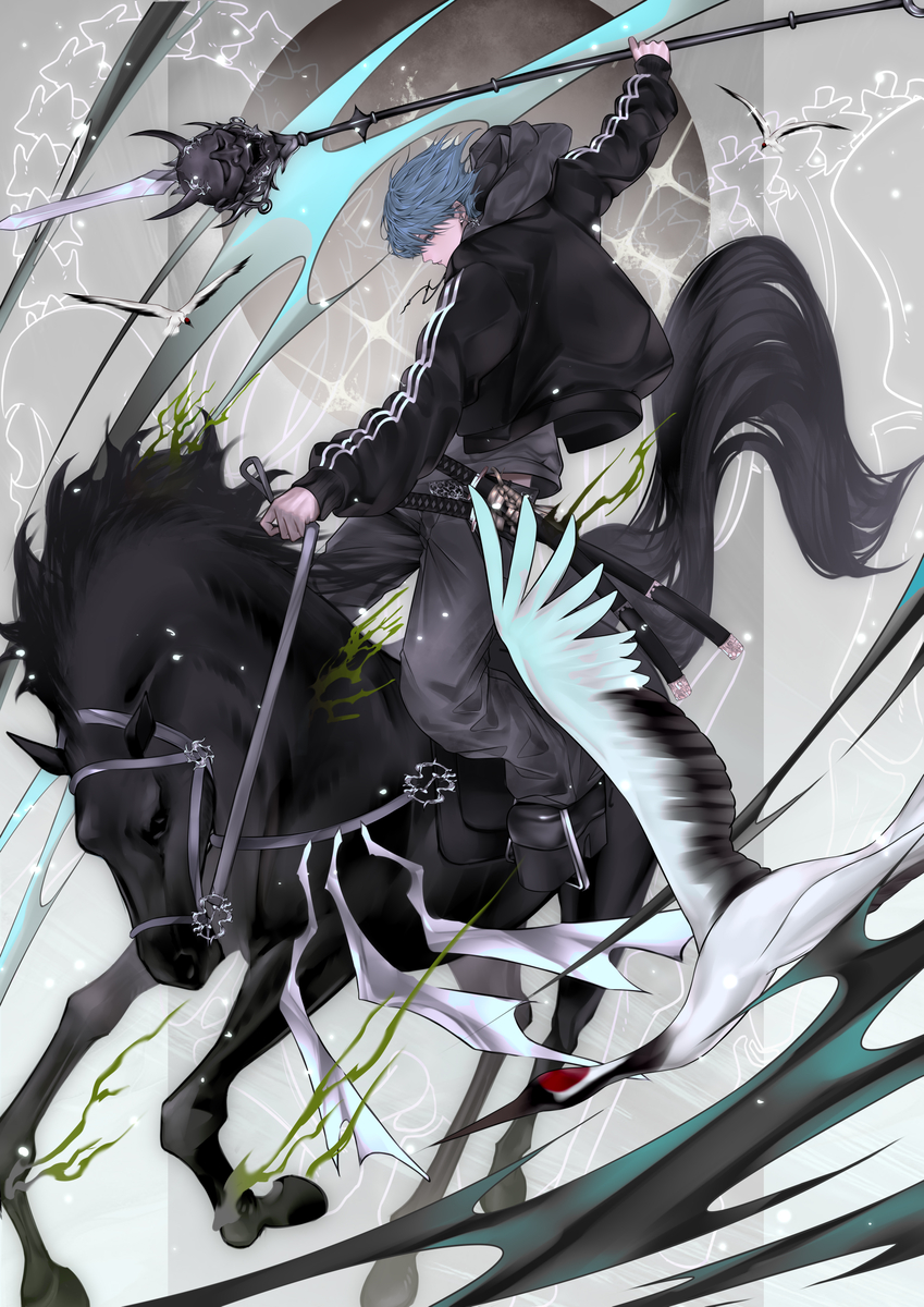 This is a pixiv picture whose title is 2026-荒駆.