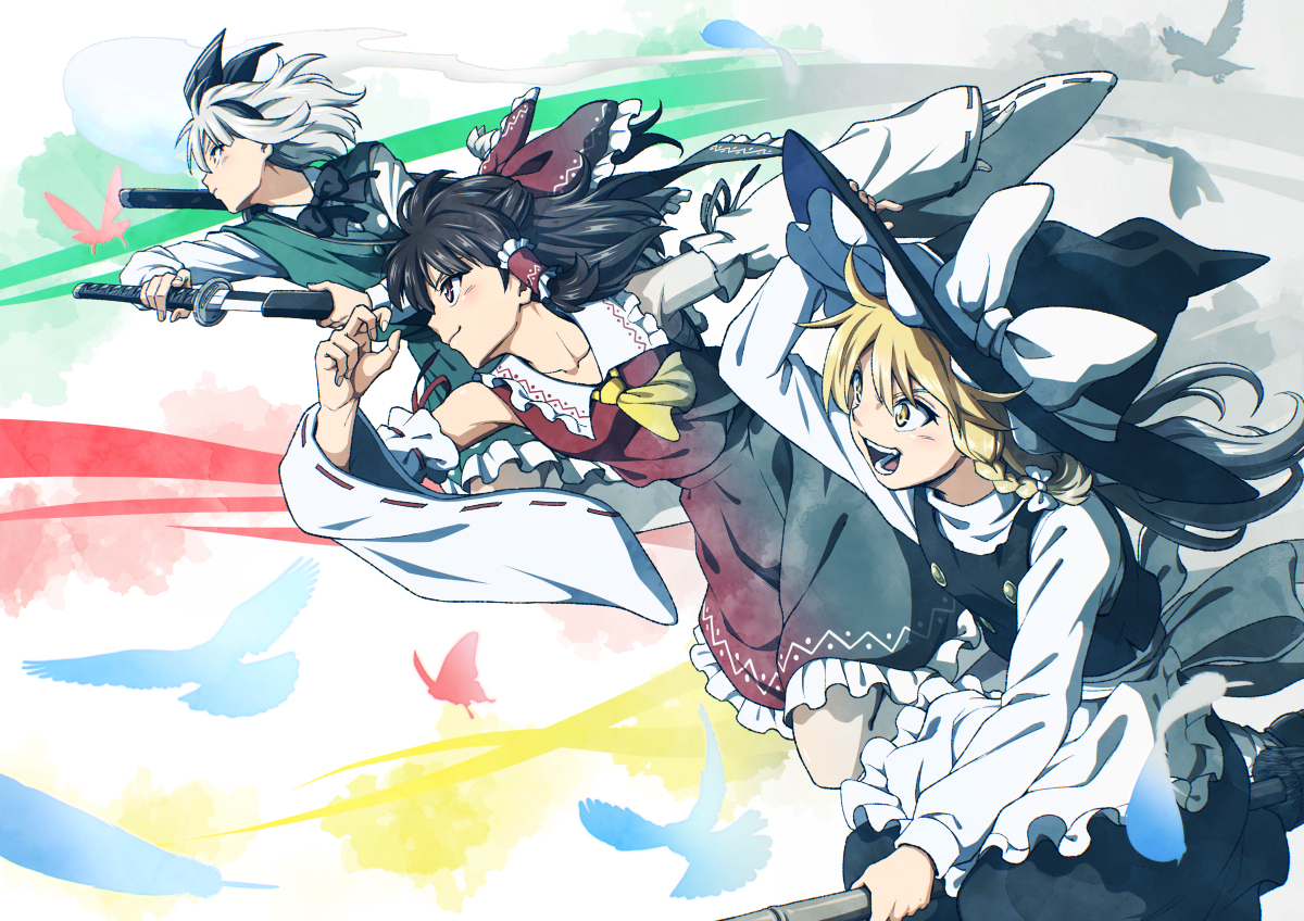 This is a pixiv picture whose title is 跳躍.