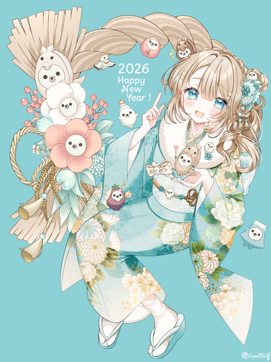 This is a pixiv picture whose title is 2026🍊.