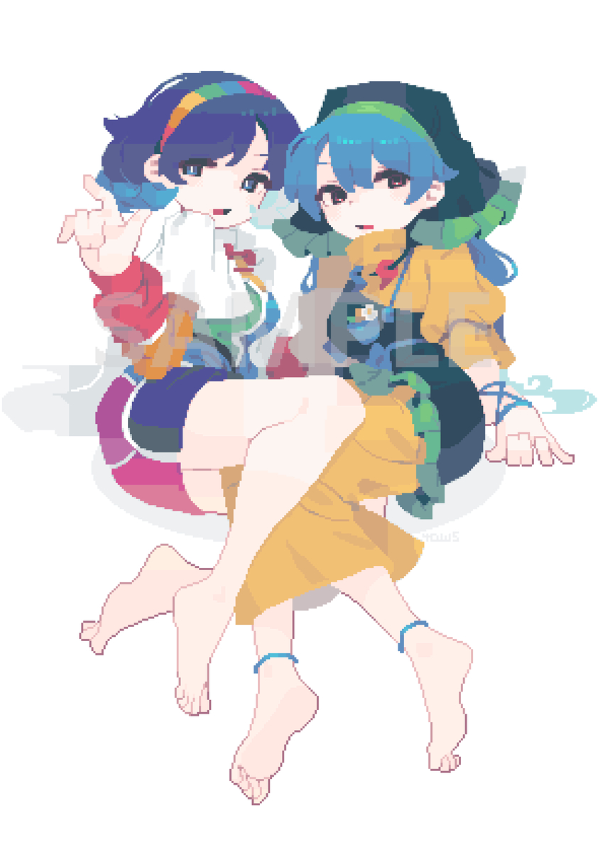 This is a pixiv picture whose title is 《东方凛食记》参与.