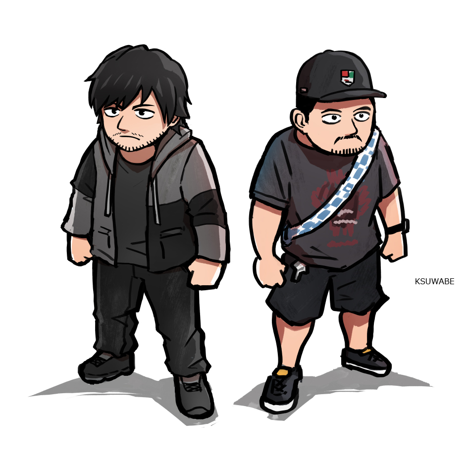 This is a pixiv picture whose title is 中村悠一さん＆最上嗣生さん.