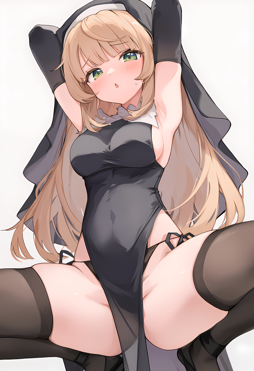 This is a pixiv picture whose title is uimmシスター♥.