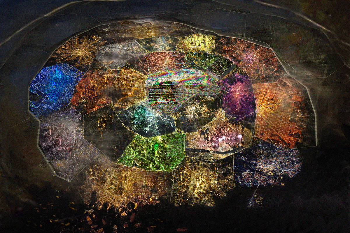 This is a pixiv picture whose title is The City.