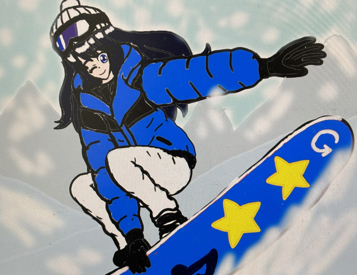 This is a pixiv picture whose title is スノーボーダー・六花🏂☃️.