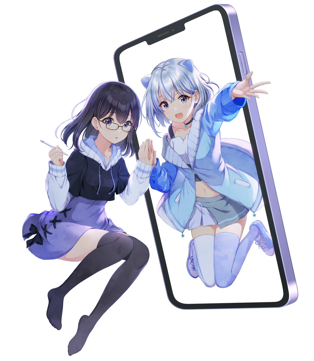 This is a pixiv picture whose title is IRIAMキービジュアル.