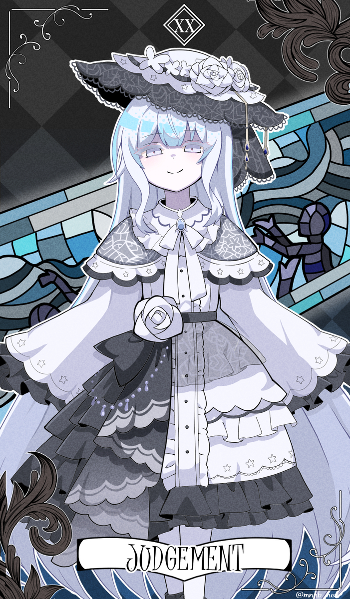 This is a pixiv picture whose title is 20審判.