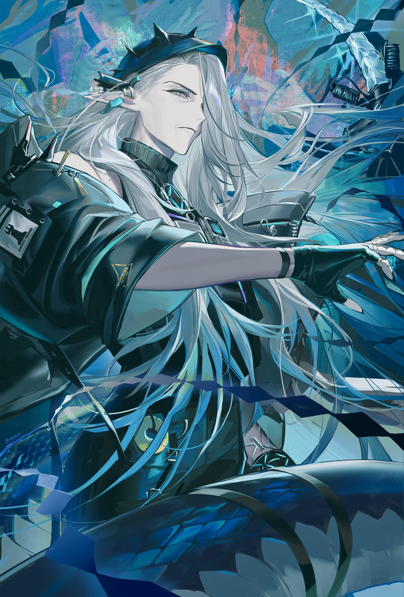 This is a pixiv picture whose title is Mantra.