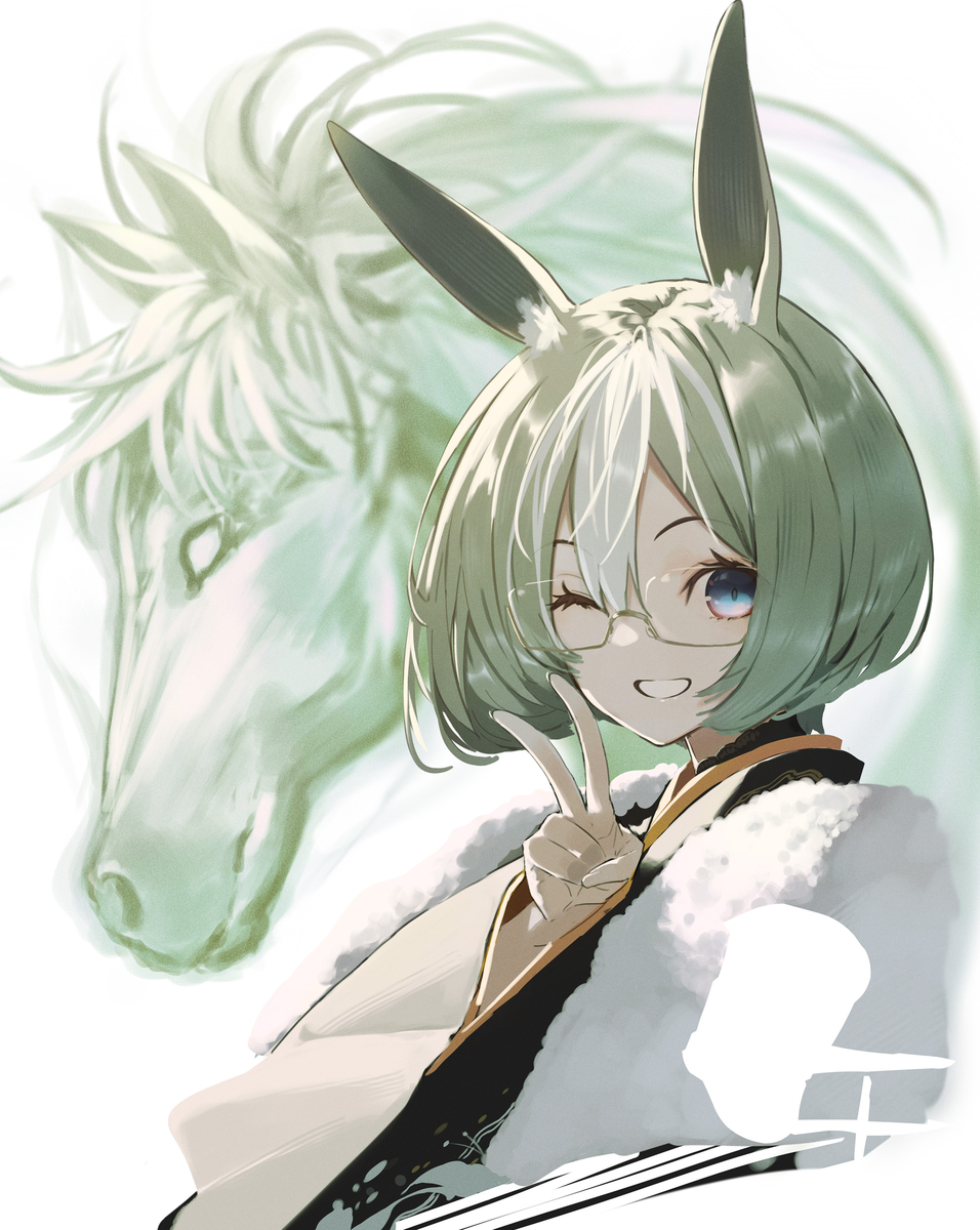 This is a pixiv picture whose title is 午年.