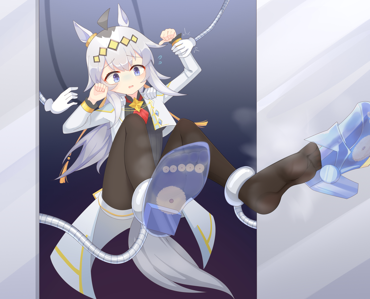 This is a pixiv picture whose title is ~灰姑娘的隐退生活~ 退役了就去当脚汗生产姬！.