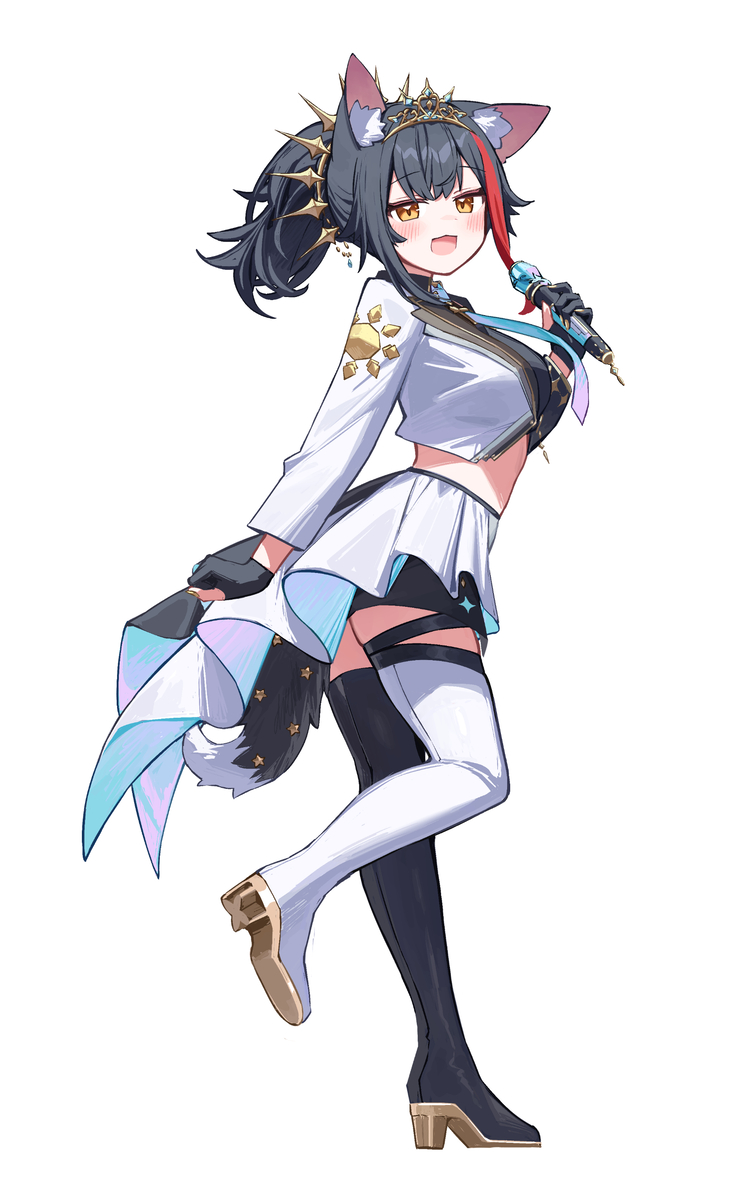 This is a pixiv picture whose title is ライブ衣装ミオしゃ.