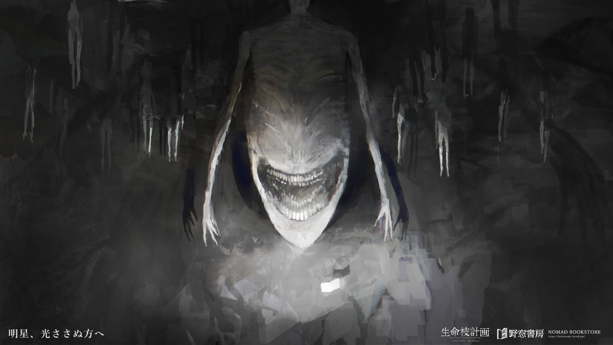 This is a pixiv picture whose title is 明星、光ささぬ方へ　第二層データ／付帯資料.