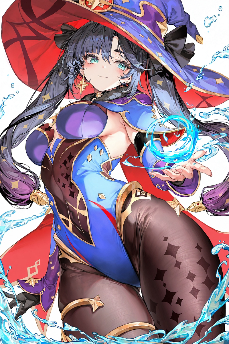 This is a pixiv picture whose title is モナ 💧.