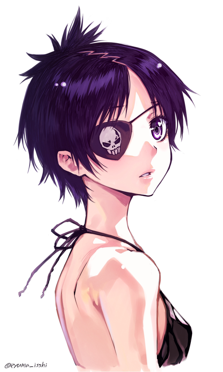 This is a pixiv picture whose title is クローム髑髏.