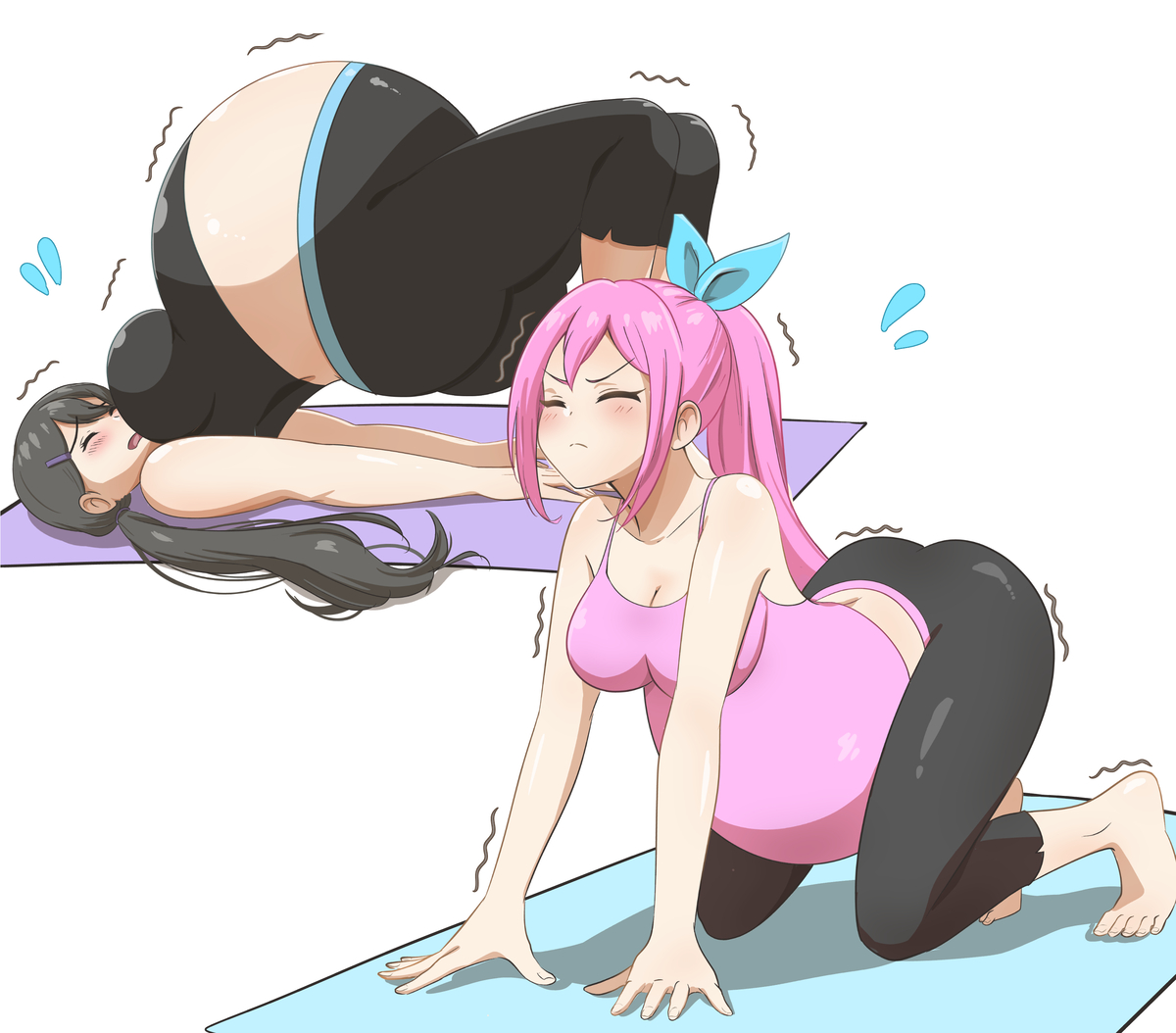 This is a pixiv picture whose title is マタニティヨガ.