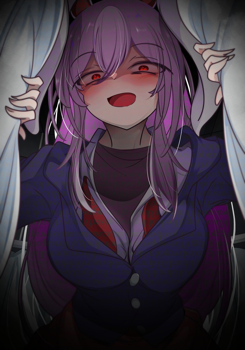 This is a pixiv picture whose title is 訪問してきたうどんげちゃん.