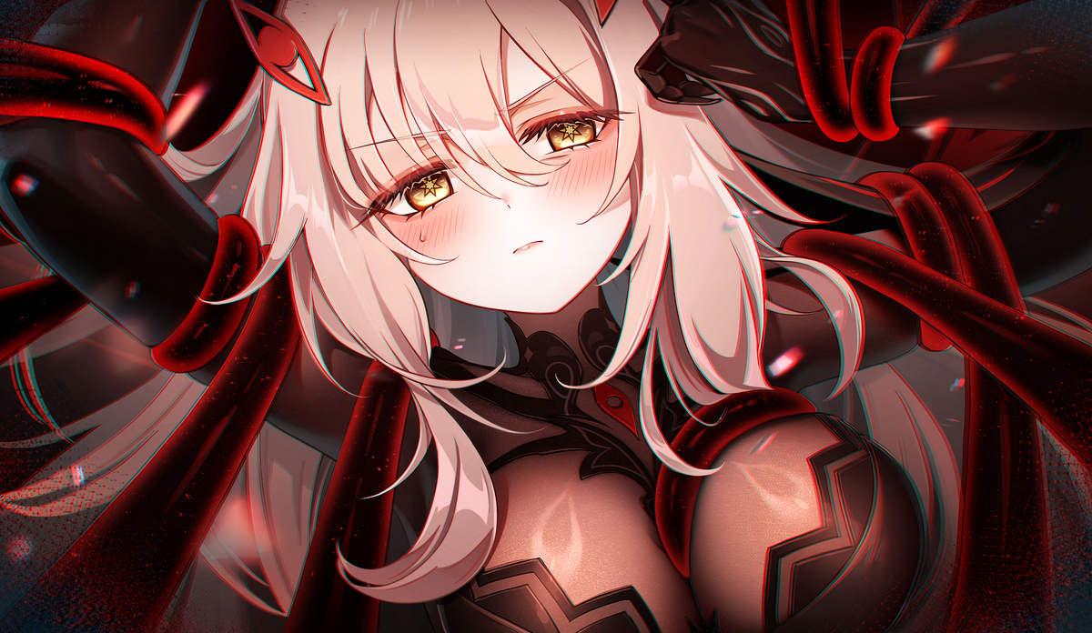 This is a pixiv picture whose title is 💢.