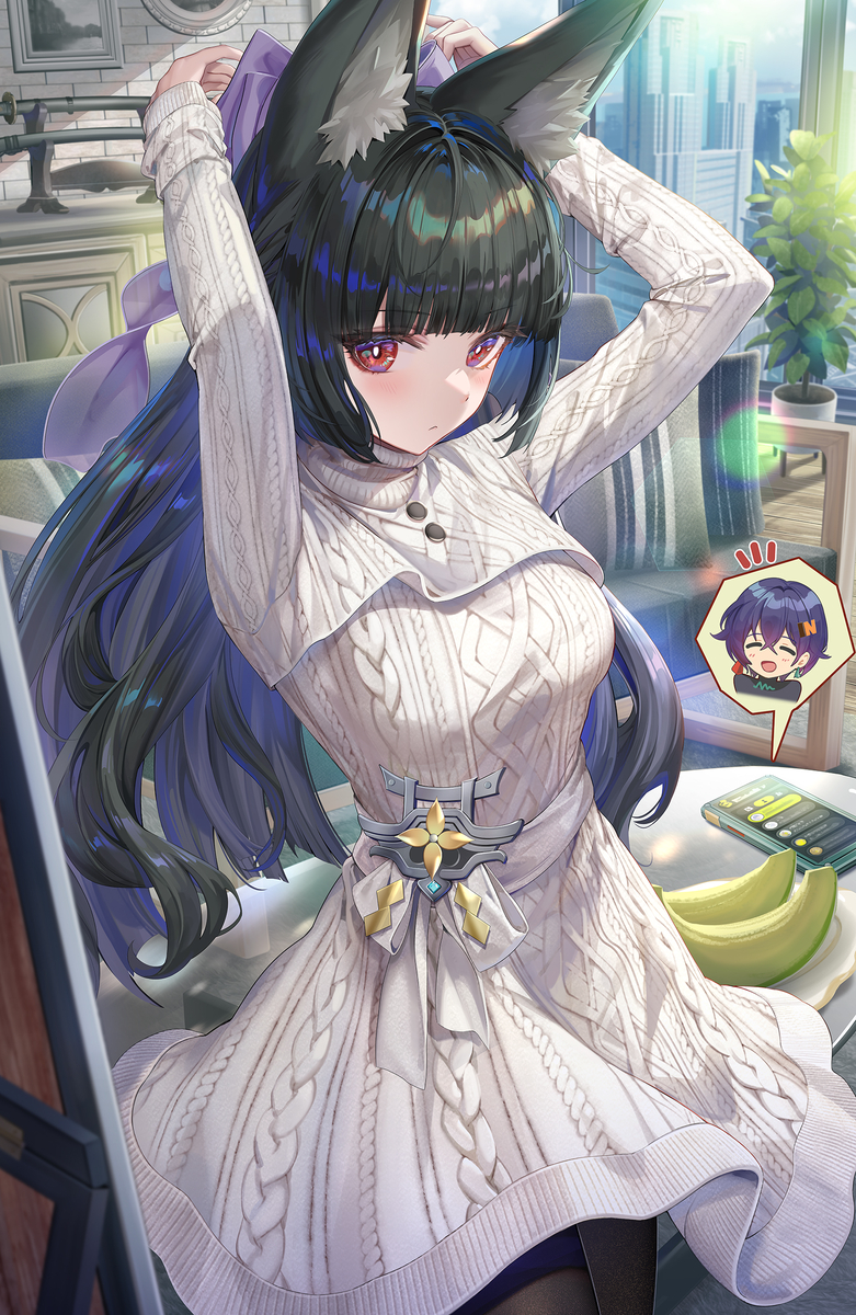 This is a pixiv picture whose title is おめかし雅さん.