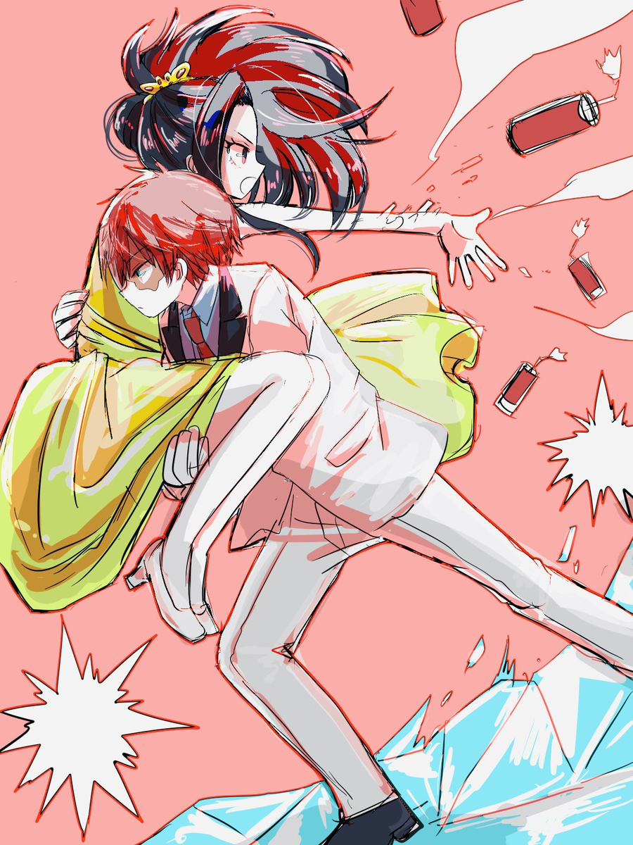 This is a pixiv picture whose title is 轟百まとめ.