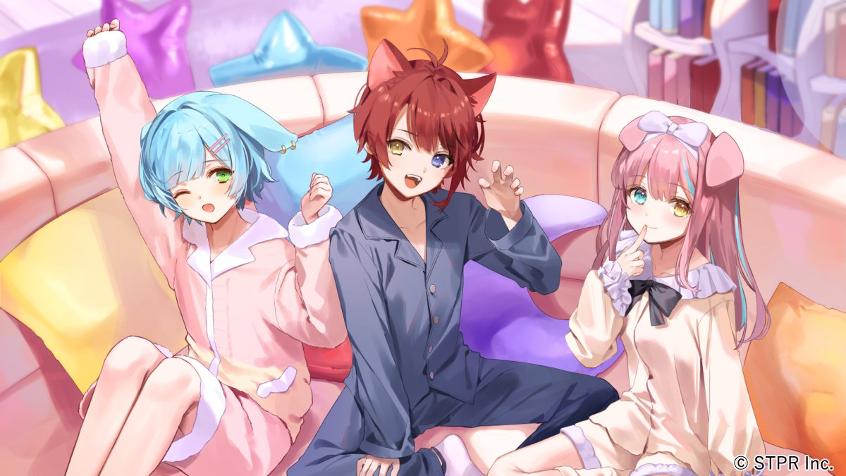 This is a pixiv picture whose title is 【すとぷり莉犬くん】チャンネル登録者数220万人記念イラスト.