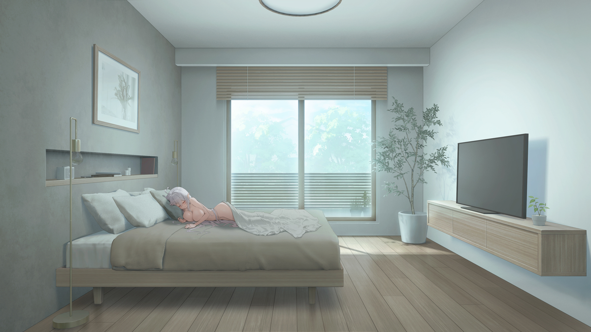 This is a pixiv picture whose title is 存在感薄い妹との簡単生活 体験版V0.95.