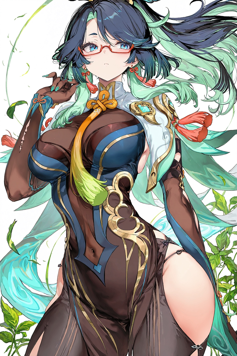 This is a pixiv picture whose title is 閑雲 🍃☁️.