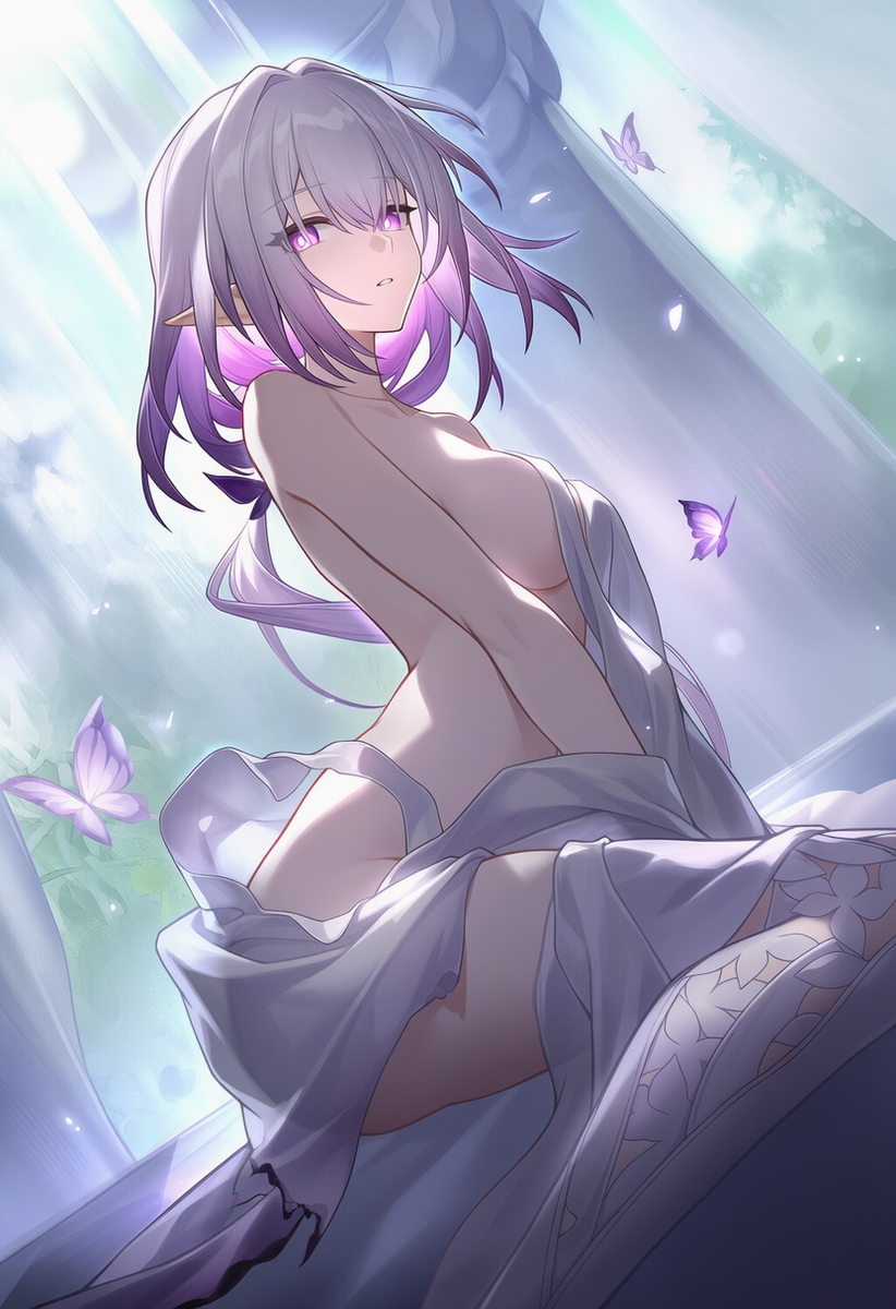 This is a pixiv picture whose title is 遐蝶.