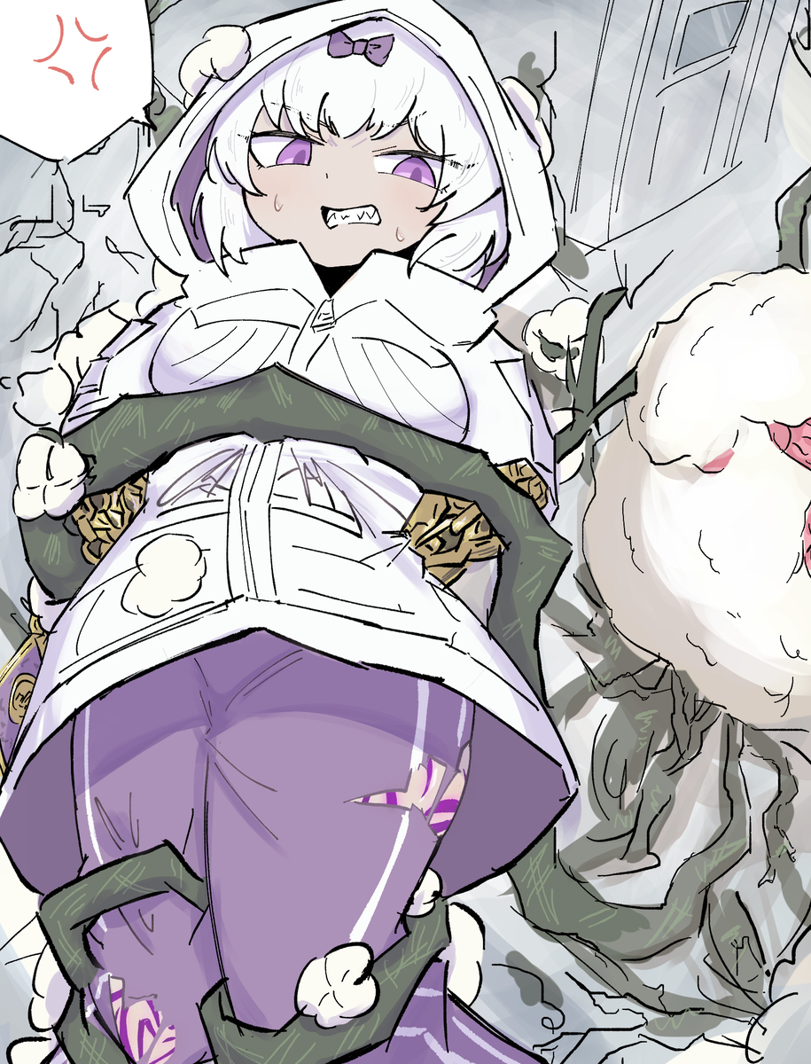 This is a pixiv picture whose title is 綿花win.