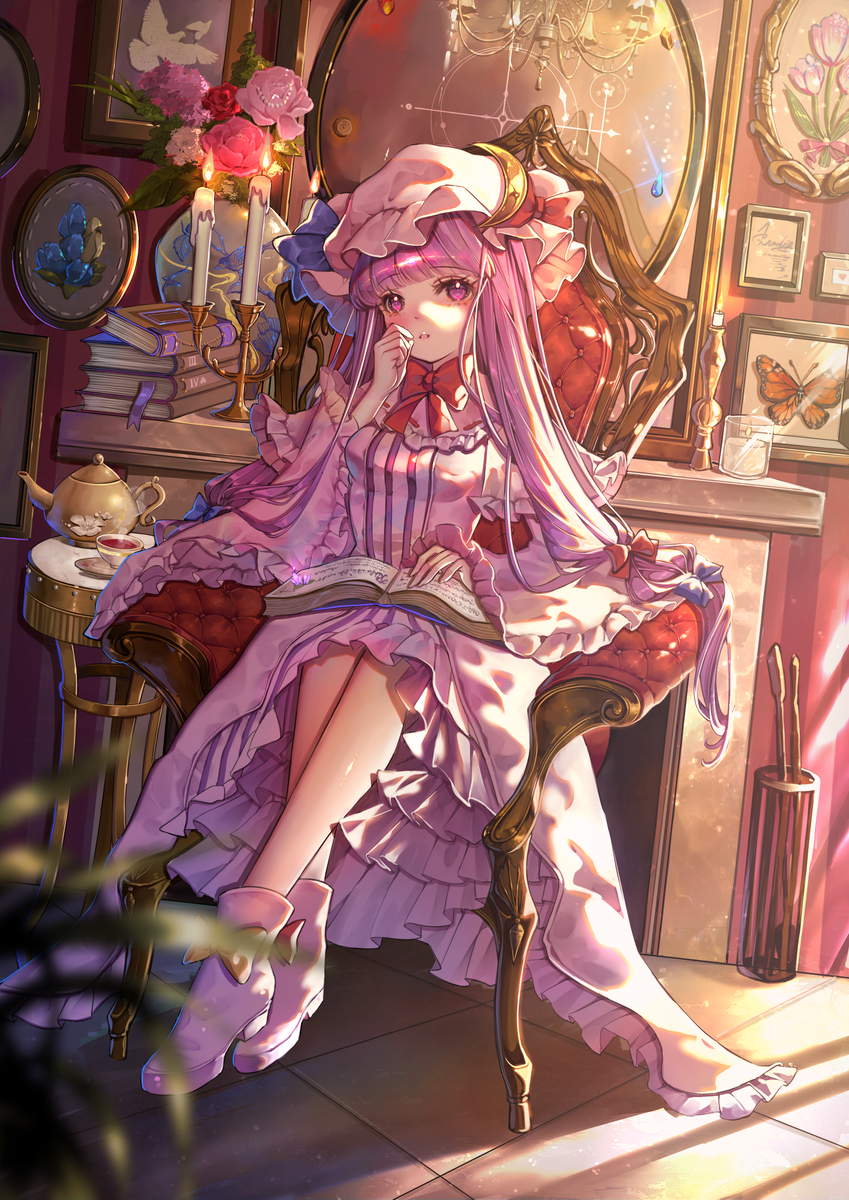 This is a pixiv picture whose title is 少女密室.