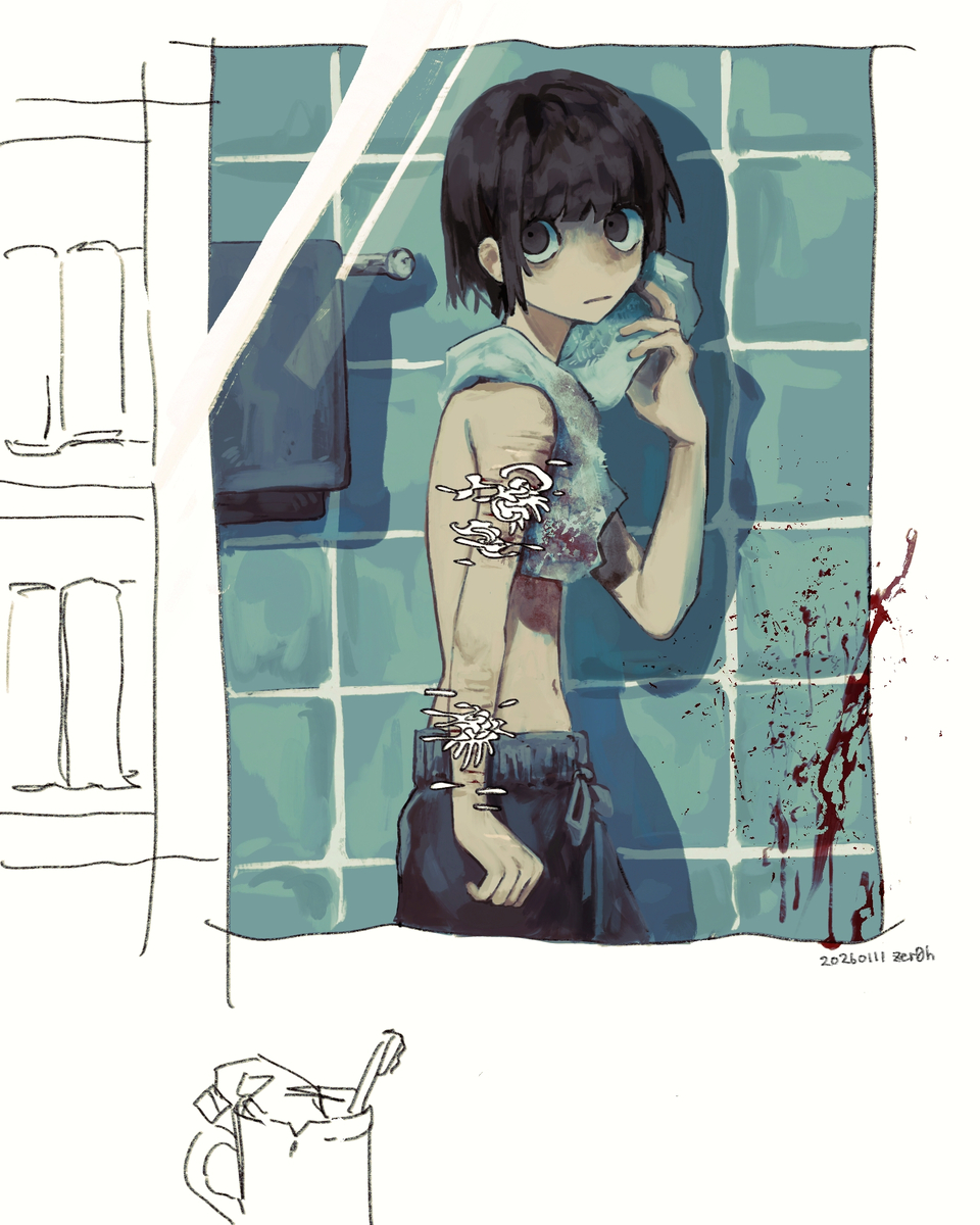 This is a pixiv picture whose title is -.