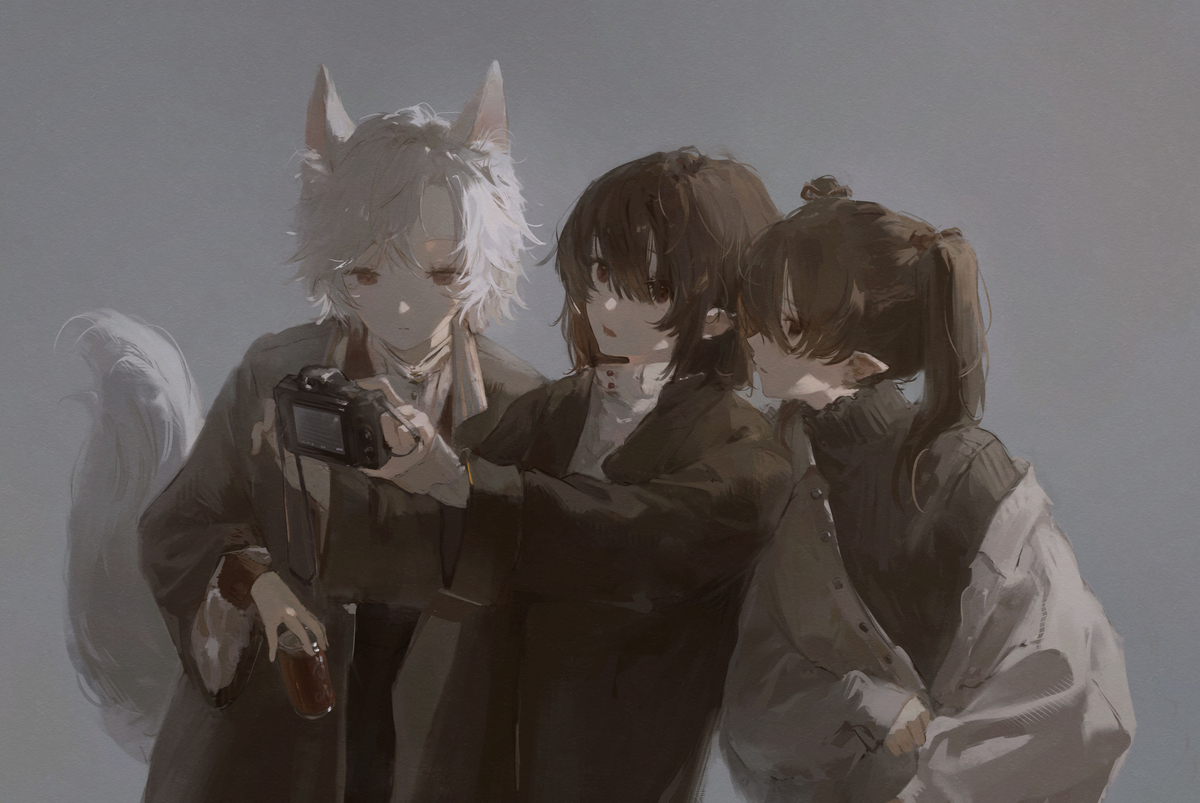 This is a pixiv picture whose title is 三天狗.