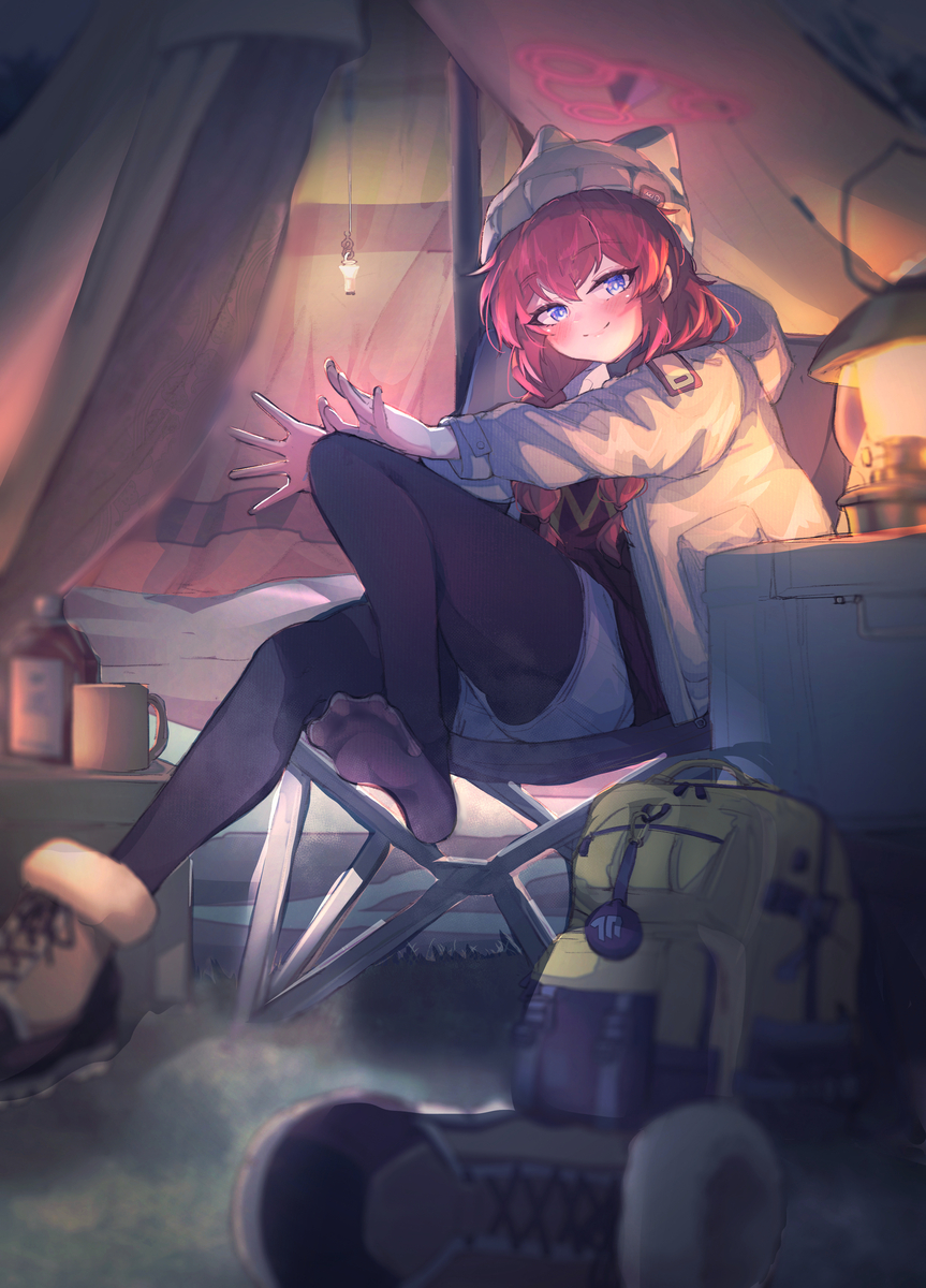 This is a pixiv picture whose title is 小塗マキ (キャンプ) ver.2.