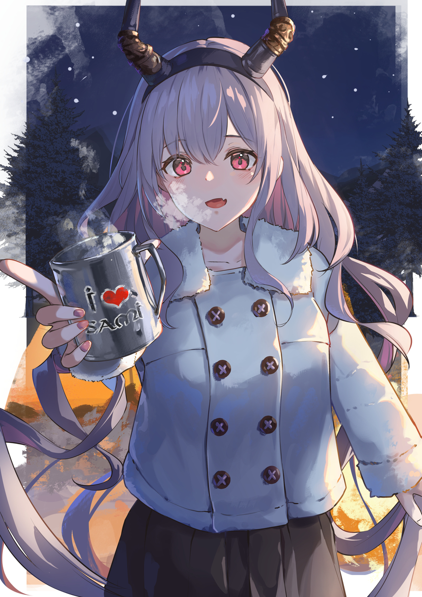 This is a pixiv picture whose title is 冬服ティフォン.