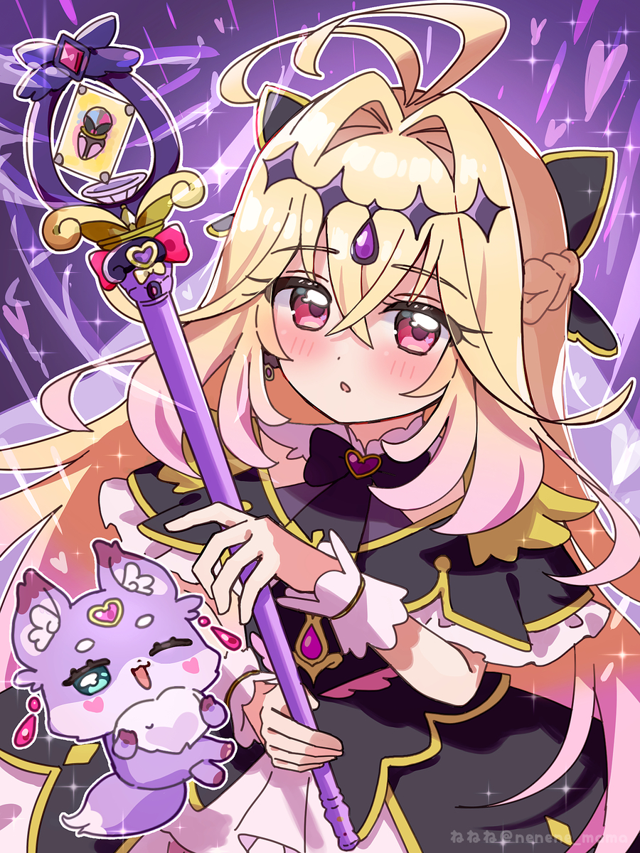 This is a pixiv picture whose title is 🖤キュアアルカナ・シャドウ🖤.