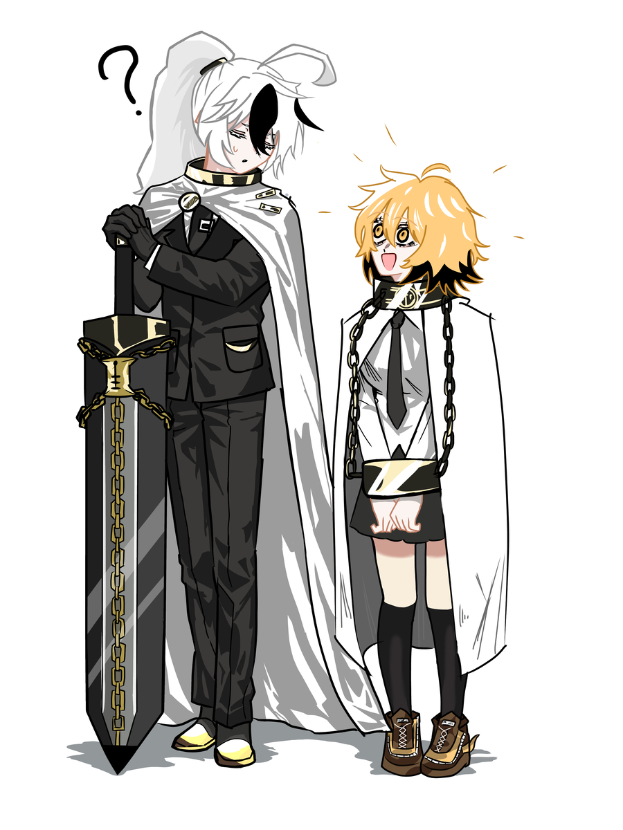 This is a pixiv picture whose title is 同僚.