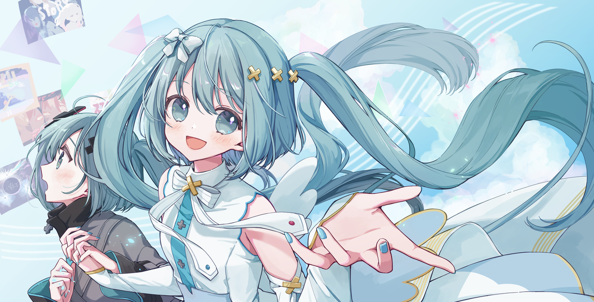 This is a pixiv picture whose title is ハローセカイFA.