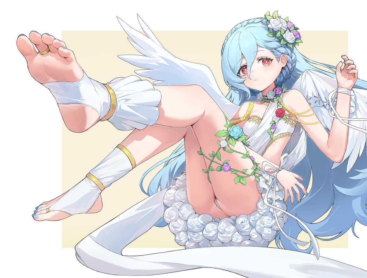 This is a pixiv picture whose title is 天使䓅亜💙.