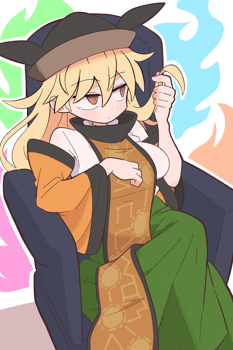 This is a pixiv picture whose title is おきな.