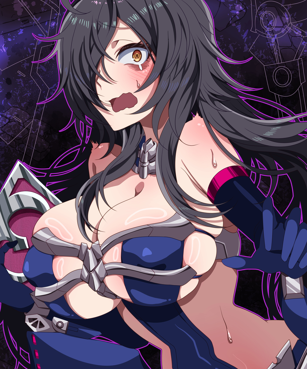 This is a pixiv picture whose title is 驚きツクヨミ.