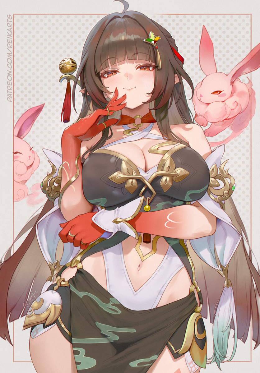 This is a pixiv picture whose title is Lingsha | 霊砂.