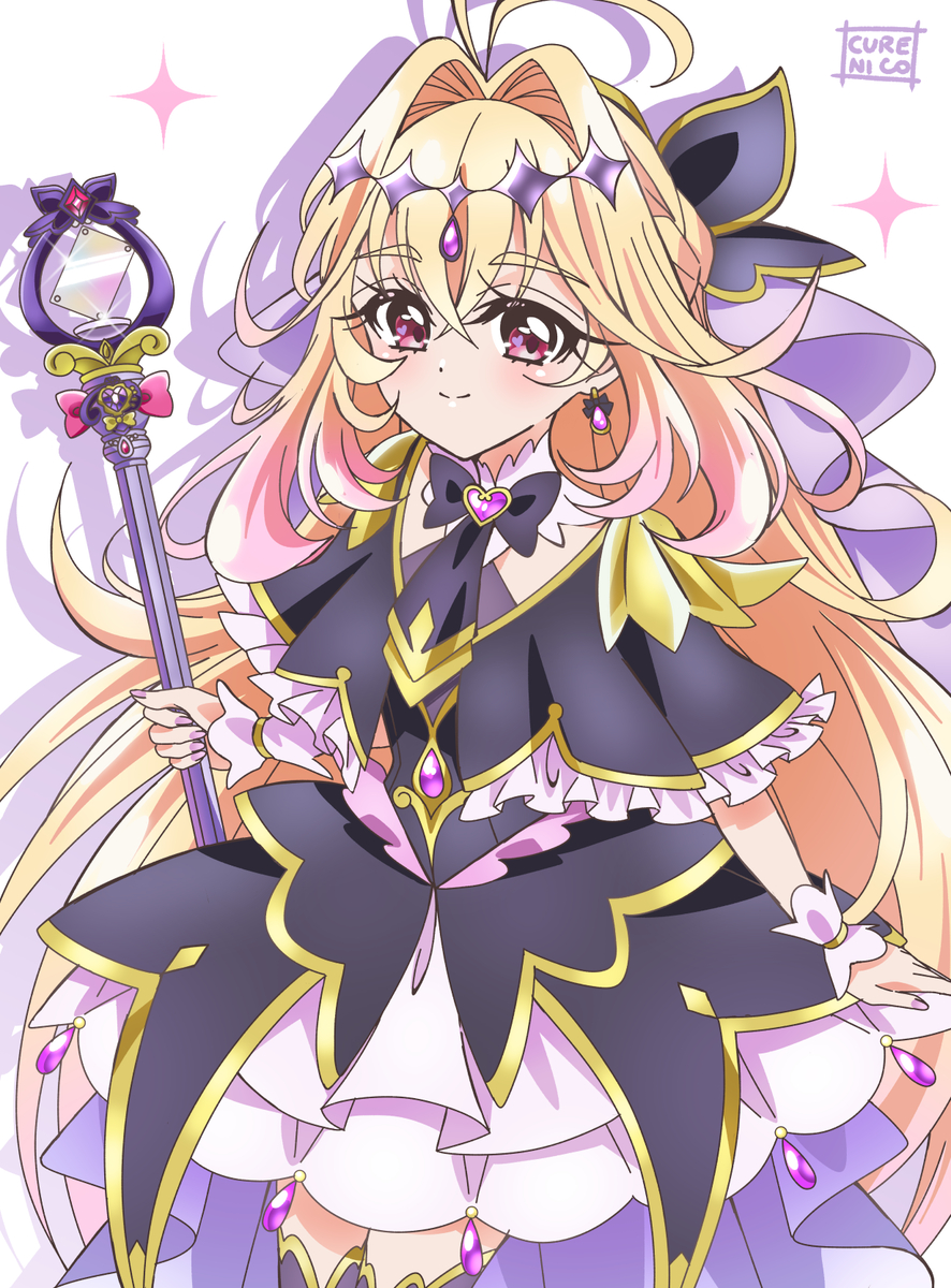 This is a pixiv picture whose title is キュアアルカナ・シャドウ.