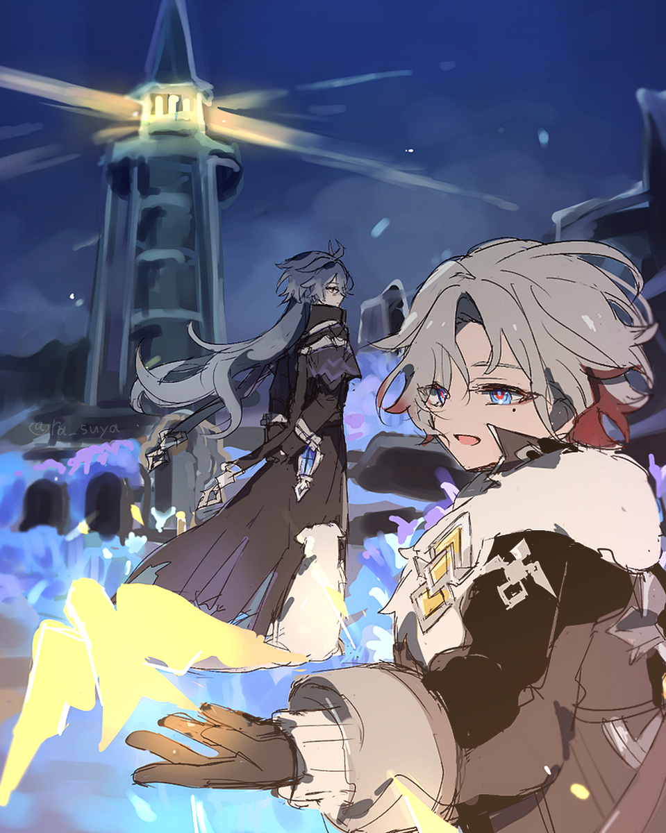 This is a pixiv picture whose title is フリンズとイルーガ①.