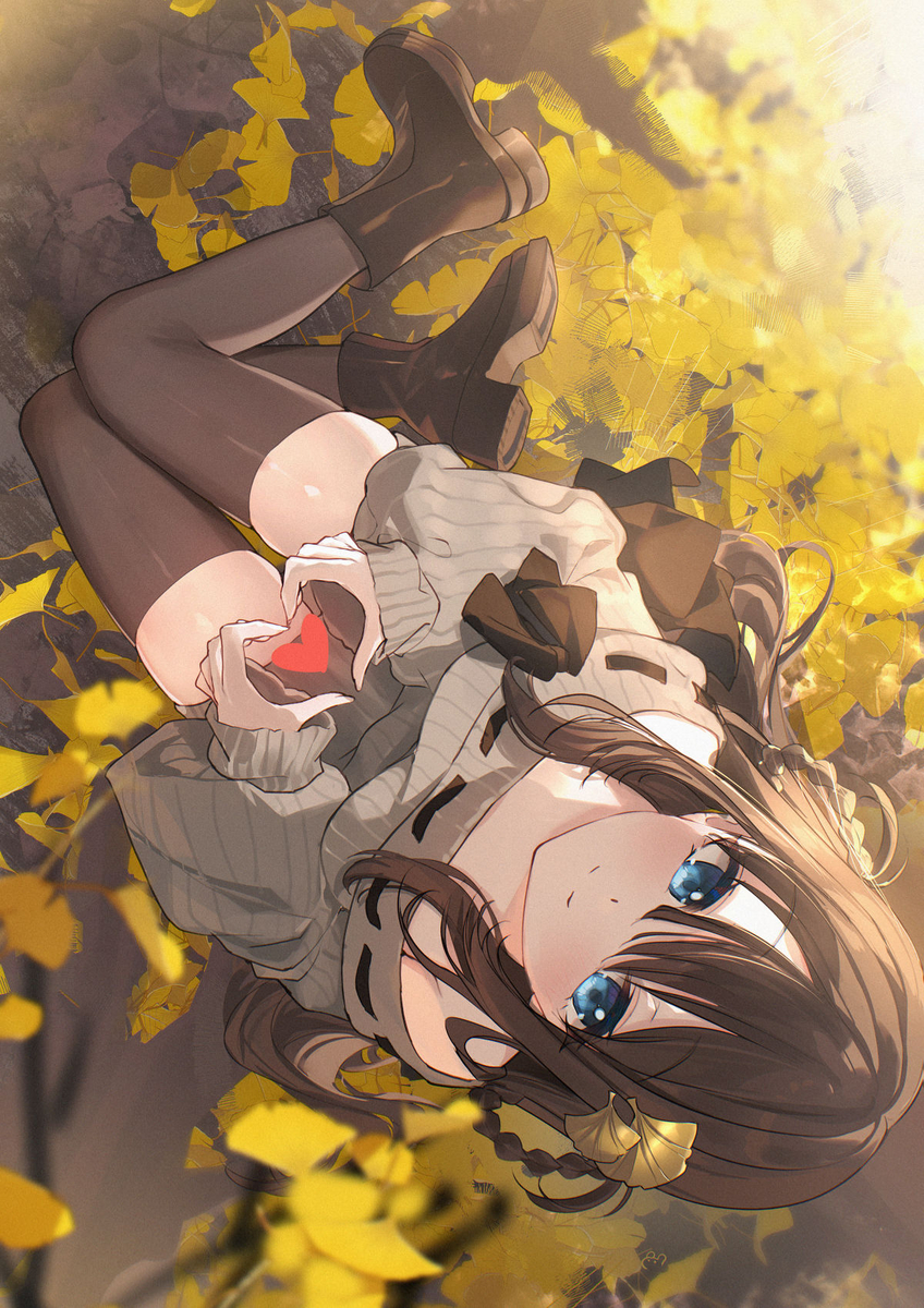 This is a pixiv picture whose title is 💛.