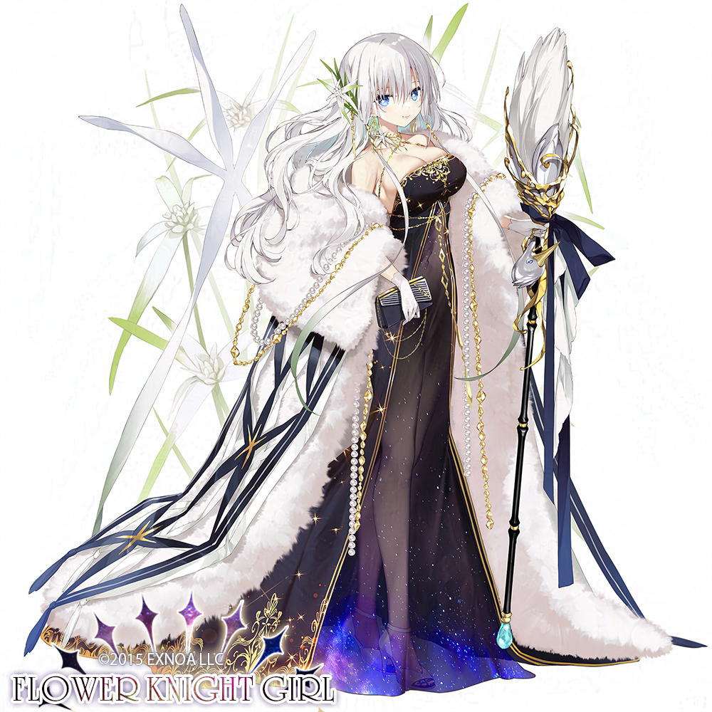 This is a pixiv picture whose title is 【お仕事】フラワーナイトガール　スターグラス(幸運高貴のドレス).