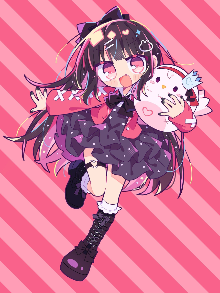 This is a pixiv picture whose title is 🎀.