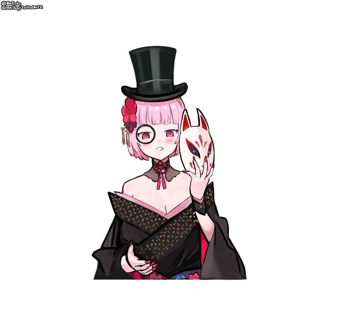 This is a pixiv picture whose title is Gentleman Calli.