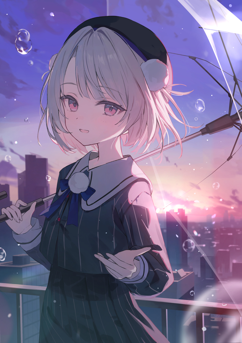 This is a pixiv picture whose title is 泡沫の旋律.