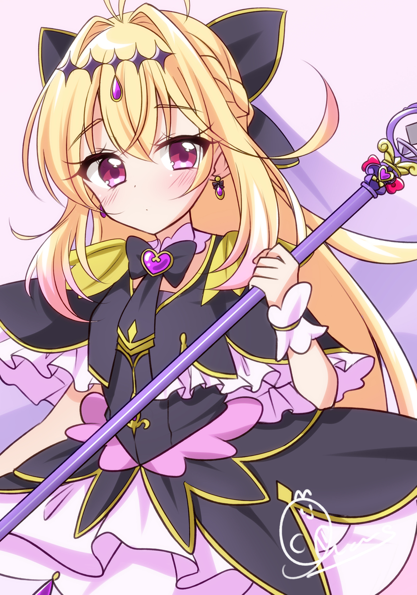 This is a pixiv picture whose title is キュアアルカナ・シャドウ.