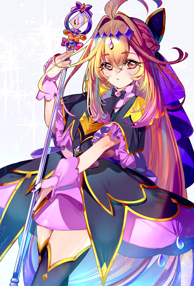 This is a pixiv picture whose title is キュアアルカナ・シャドウ.