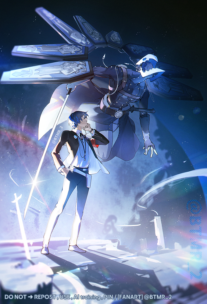 This is a pixiv picture whose title is ⏾.