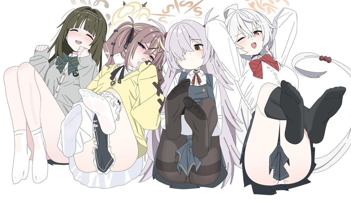 This is a pixiv picture whose title is オカルト研究会.